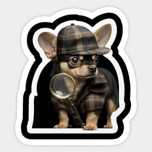 Sherlock Pup Sticker